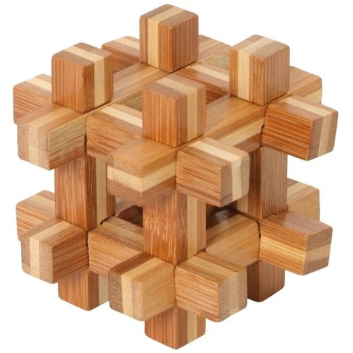 Bambusz puzzle - Bebörtönzött golyó