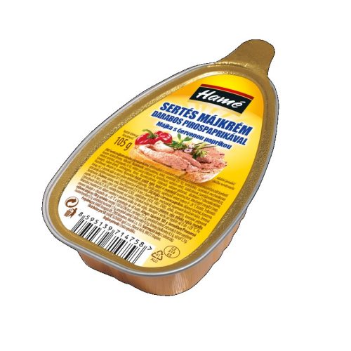 Hamé 105g - Darabos pirospaprikás sertésmájkrém 