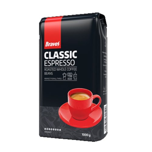 Bravos Szemes kávé 1kg - Classic Espresso