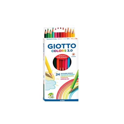 Giotto Colors 3.0 - hatszögletű színes ceruza, 24 db