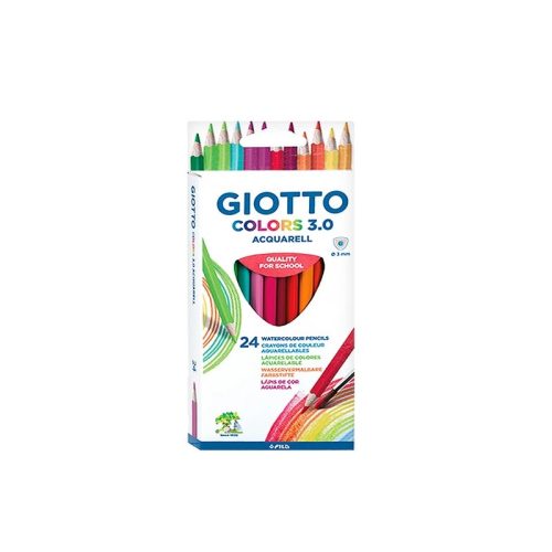 Giotto Colors 3.0 - aquarell színes ceruza, 24 db