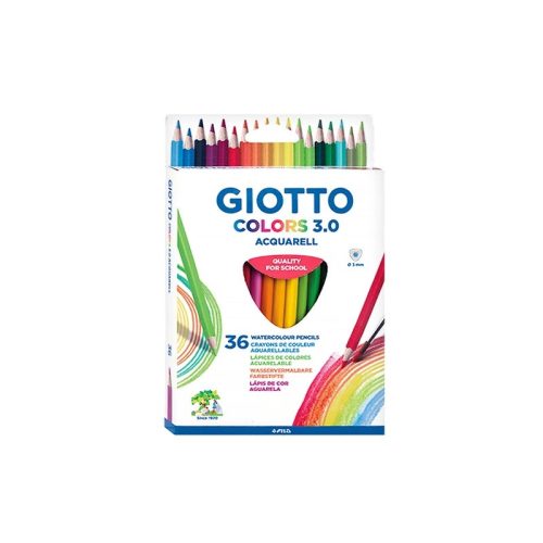 Giotto Colors 3.0 - aquarell színes ceruza, 36 db