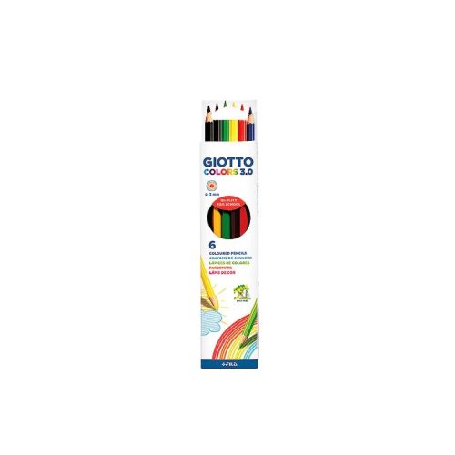 Giotto Colors 3.0 - hatszögletű színes ceruza, 6 db