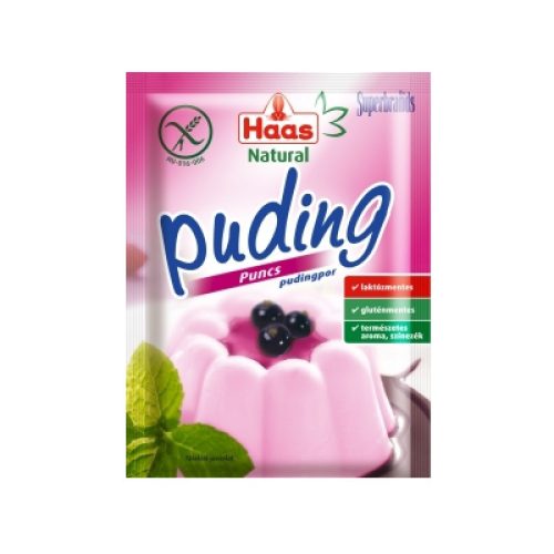Haas Natural pudingpor 40g - Puncs