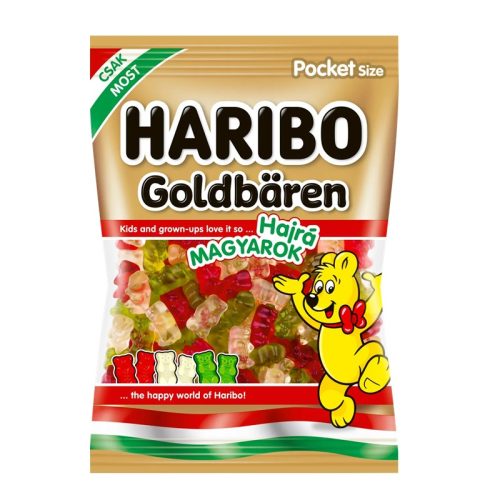 Haribo 90g - Goldbaren, Hajrá Magyarok