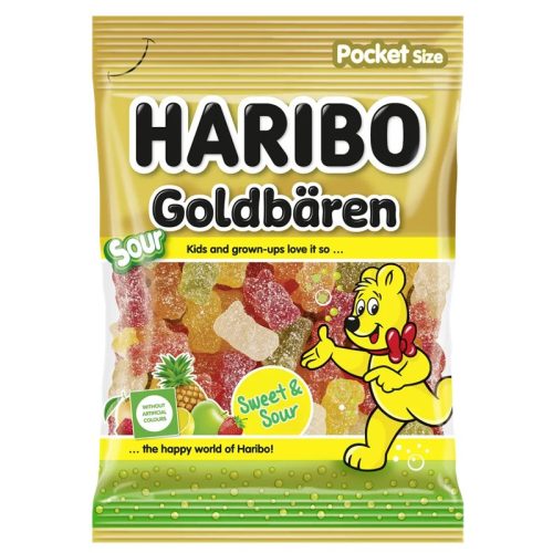 Haribo 80g - Goldbaren (savanyú)