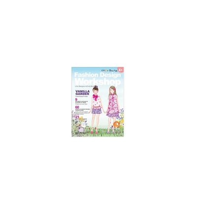 Stick'n divattervező füzet, 30 lap - Vanília kert
