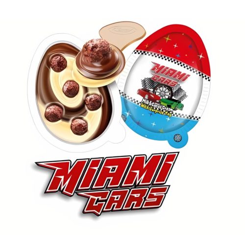 Meglepetés tojás 15g - Miami Cars