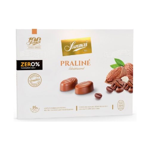 Szerencsi Zero Praliné 105g - Kávé-mandula