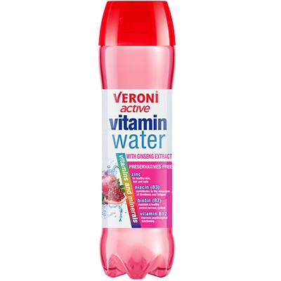 Veroni Active vitaminos víz 0,7L - Ginzeng