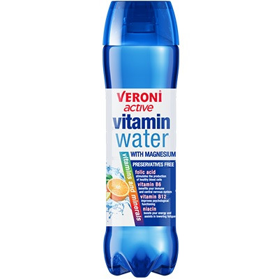 Veroni Active vitaminos víz 0,7L - Magnézium