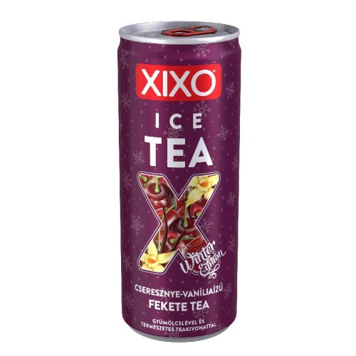 Xixo Ice Tea 0,25L - Black Cherry-Vanilla (Visszaváltási díjas)