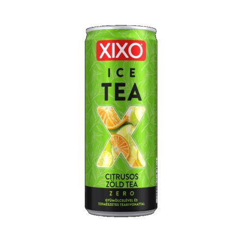 Xixo Ice Tea 0,25L - Green Citrus Zero (Visszaváltási díjas)