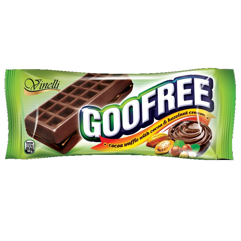 GooFree 50g - Csokis-mogyorós kakaós tésztában