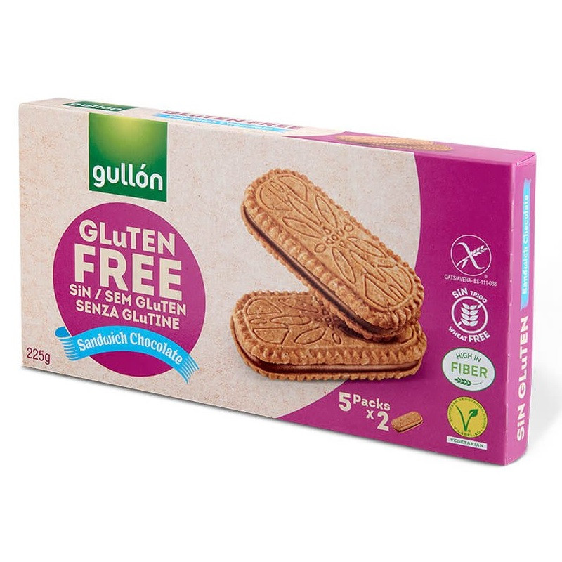 Gullon 225g - Sandwich Chocolate (gluténmentes)