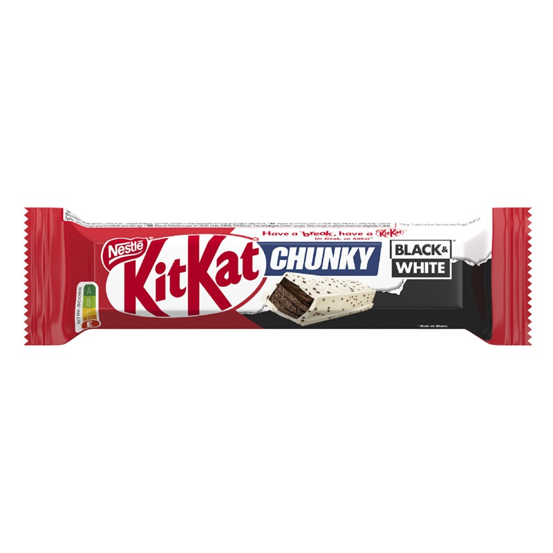 KitKat Chunky 43,5g - Black & White