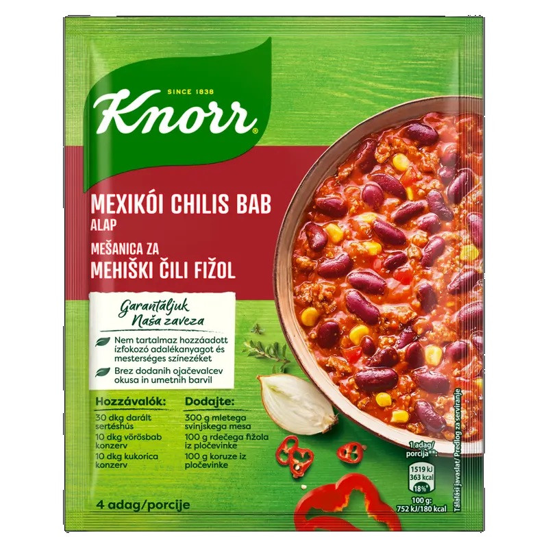 Knorr 50g - Mexikói chilis bab