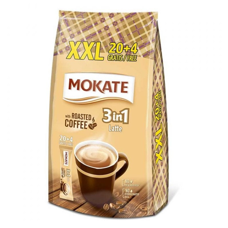 Mokate 3in1 24db - Latte