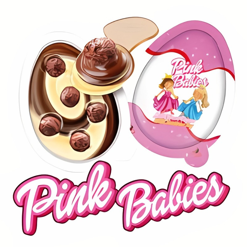 Meglepetés tojás 15g - Pink Babies
